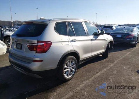 2015 BMW X3 xDrive28I из США, поврежденный, VIN 5UXWX9C53F0D62612